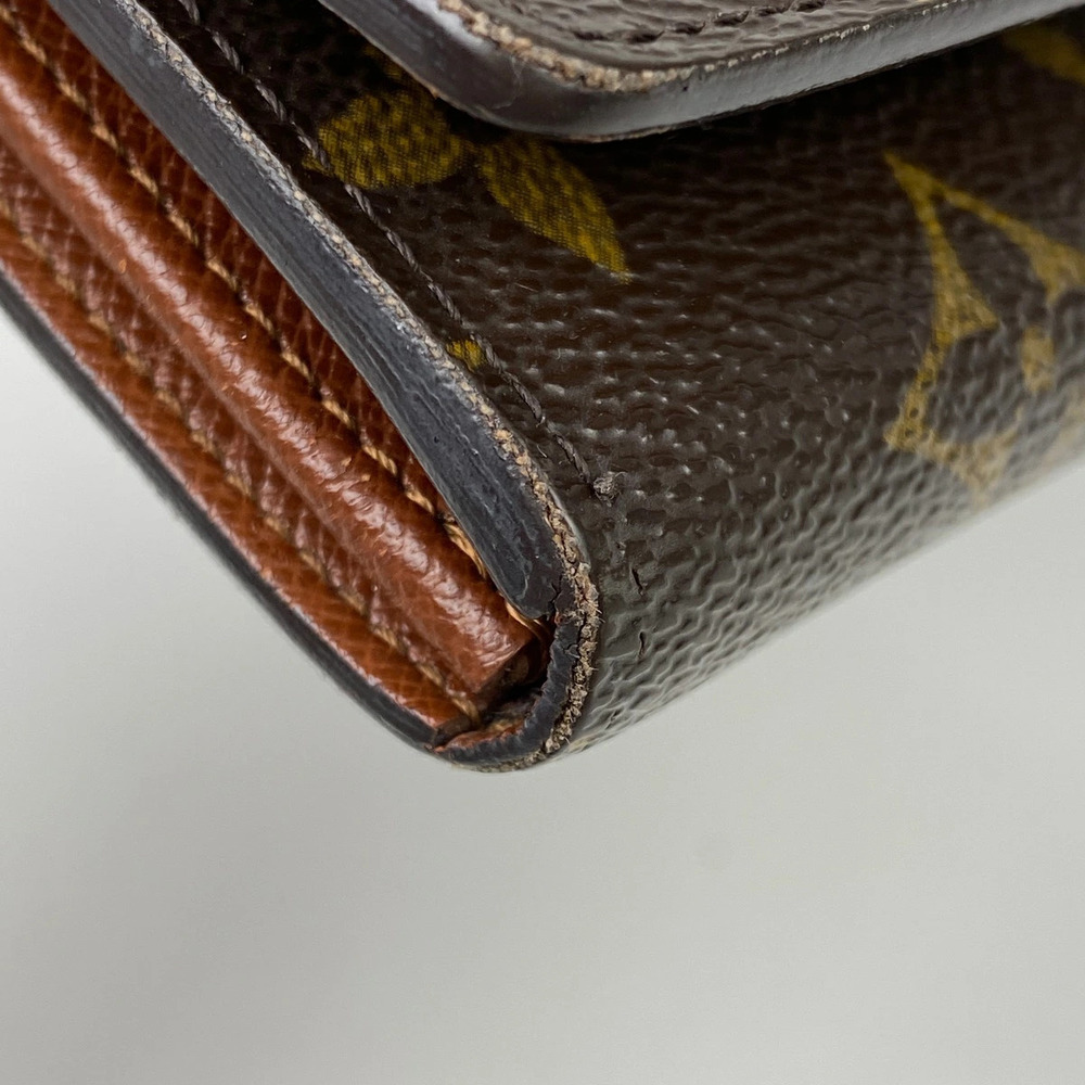 Louis Vuitton Tresor Bi Wallet fold Billet Billfold Monnaie Wallet Porte Black